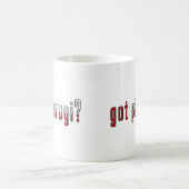 got Pierogi? Flagge Kaffeetasse (Mittel)
