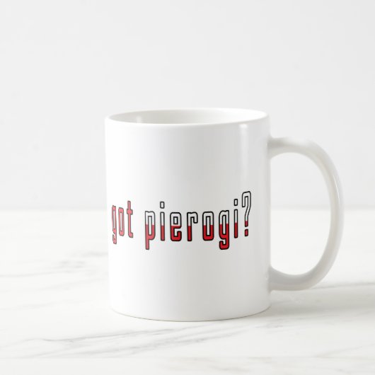 got Pierogi? Flagge Kaffeetasse (Rechts)