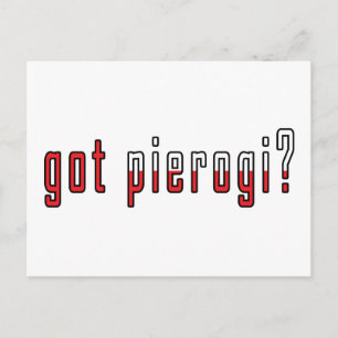 got Pierogi? Flagge Postkarte