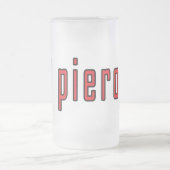 got Pierogi? Mattglas Bierglas (Mittel)