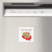 Got Pierogi Polnisch Karte Magnet (In Situ (Geschirrspüler))