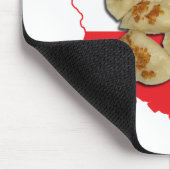 Got Pierogi Polnisch Karte Mousepad (Ecke)