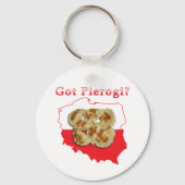 Got Pierogi Polnisch Karte Schlüsselanhänger (Vorderseite)