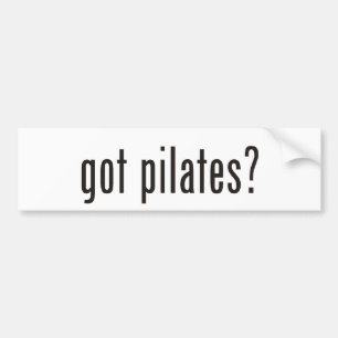 got pilates? autoaufkleber