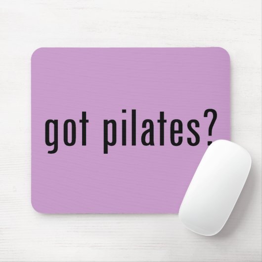 got pilates? mousepad (Mit Mouse)