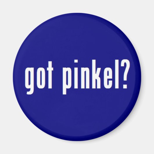 GOT PINKEL MAGNET - BLAU (Vorne)