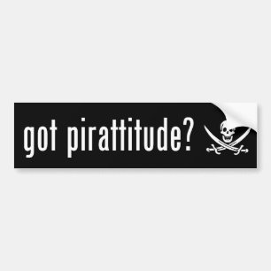 got pirattitude? autoaufkleber