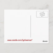 Got Pizza? Postkarte (Rückseite)