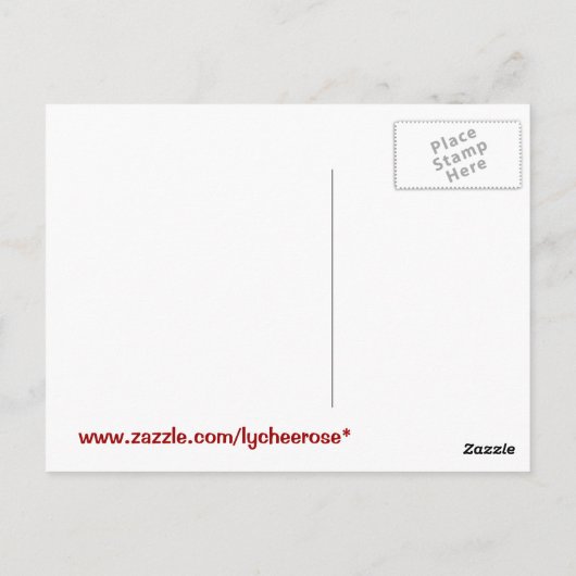 Got Pizza? Postkarte (Rückseite)