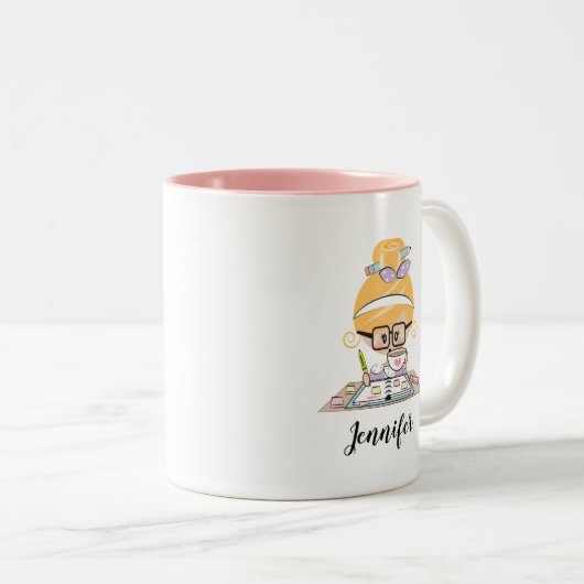 Got Plan-personalisierte Zweifarbige Tasse (VorderseiteRechts)