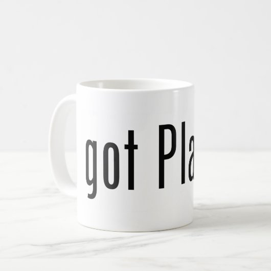 got Playa? Kaffeetasse (Vorderseite Links)