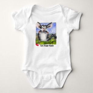 Got Poopy Pants Cartoon Funny Baby Strampler