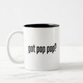 got poppop zweifarbige tasse (Links)