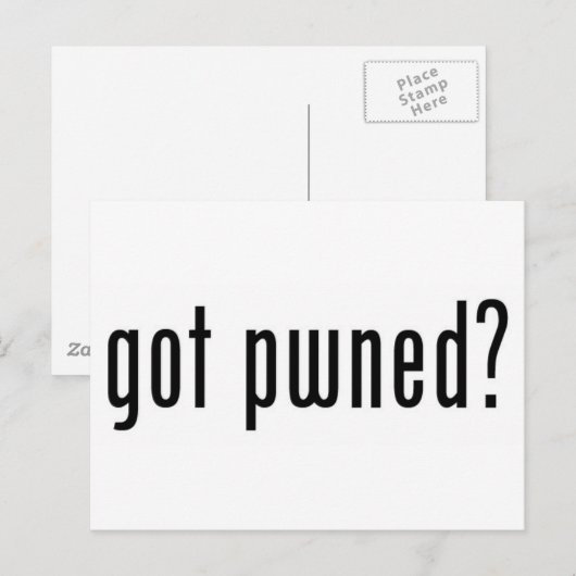 got? postkarte (Vorne/Hinten)