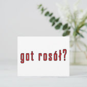 got? postkarte (Stehend Vorderseite)