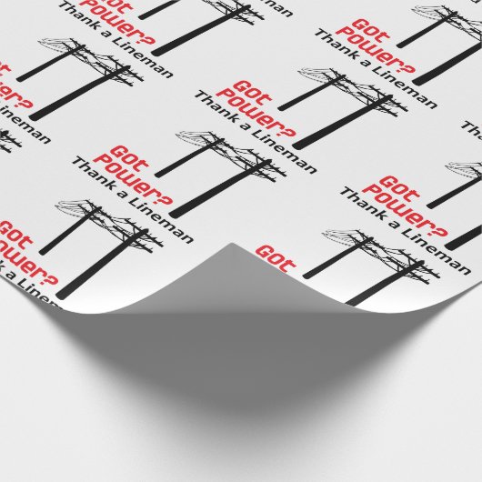 Got Power Geschenkpapier (Ecke)