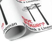 Got Power Geschenkpapier (Rolleneckpunkt)