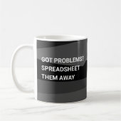 Got Probleme? Geometrische Tabellenkalkulation Kaffeetasse (Links)