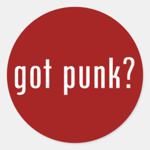 got Punk? Runder Aufkleber