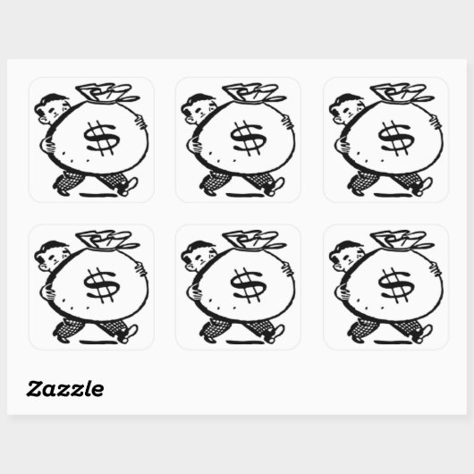 GOT? QUADRATISCHER AUFKLEBER (Blatt)