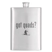 Got Quads Telemark Skifahren Flachmann (Vorderseite)