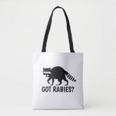 Got Rabies Raccoon Tasche (Vorderseite)