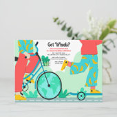 Got Räder Einladung (Stehend Vorderseite)