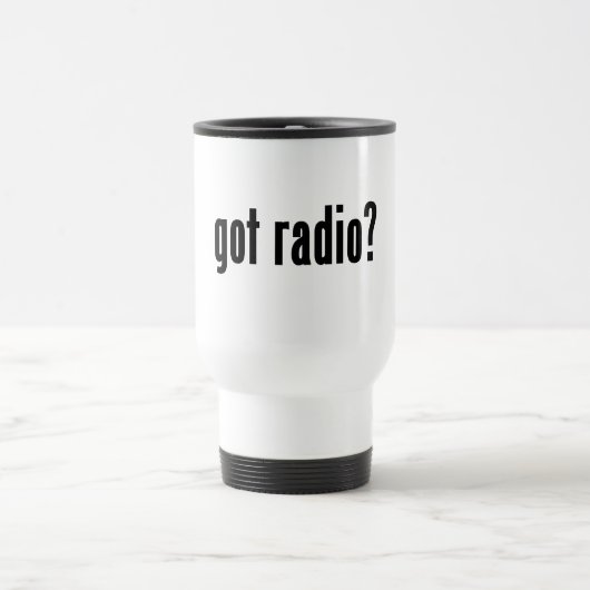 got Radio? Reisebecher (Mittel)