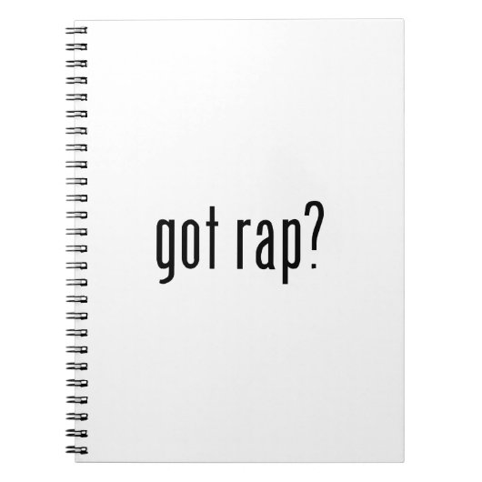 got Rap? Notizblock (Vorderseite)
