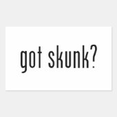 got? rechteckiger aufkleber (Vorderseite)