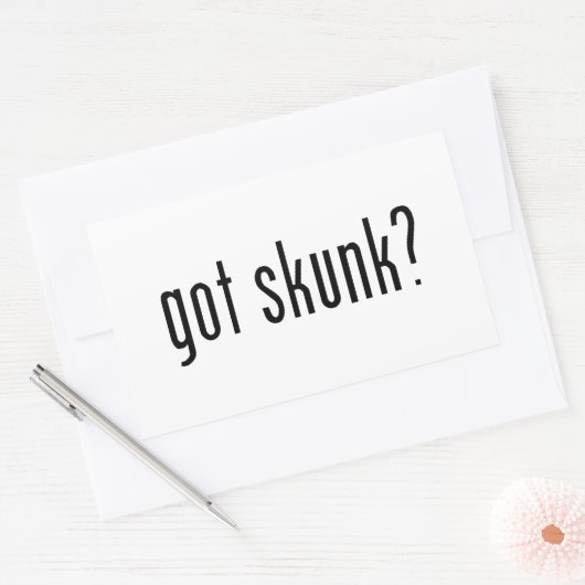 got? rechteckiger aufkleber (Umschlag)