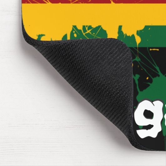 Got Reggae-Auflage Mousepad (Ecke)