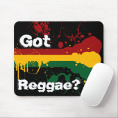 Got Reggae-Auflage Mousepad (Mit Mouse)