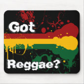 Got Reggae-Auflage Mousepad (Vorne)