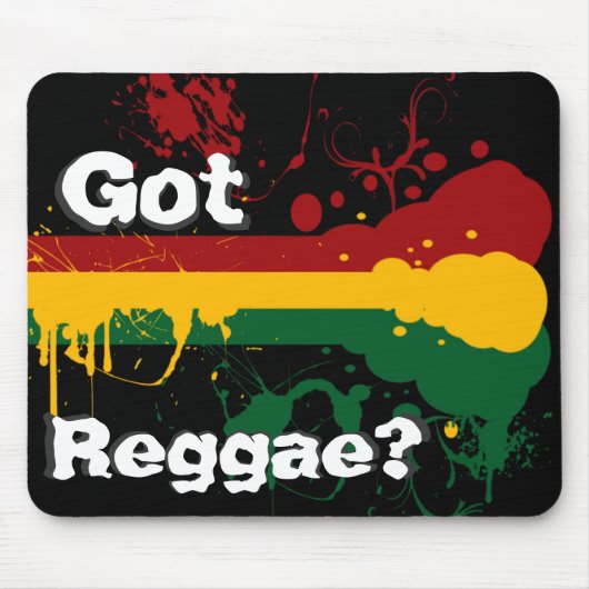 Got Reggae-Auflage Mousepad (Vorne)