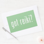 Got Reiki? Rechteckiger Aufkleber (Umschlag)