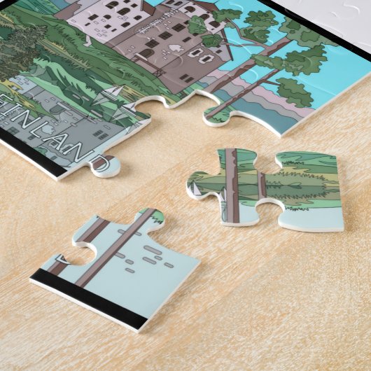 Got Reisebug? Weltreisende Puzzle (Seite)