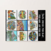 Got Reisebug? Weltreisende Puzzle (Horizontal)