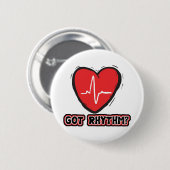 Got Rhythmus Button (Vorne & Hinten)