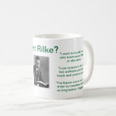 "Got Rilke " Kaffeetasse (VorderseiteRechts)