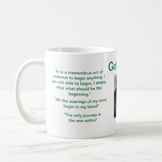 "Got Rilke " Kaffeetasse (Links)