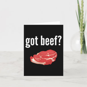 Got Rindfleisch Shirt Funny Got Rindfleisch Lover Karte