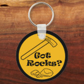 Got Rocks? Rockhound Button Schlüsselanhänger (Vorderseite)