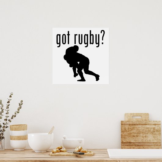 got Rugby? Poster (Küche)