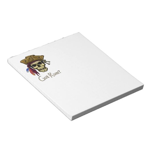 Got Rum? Notizblock (angewinkelt)