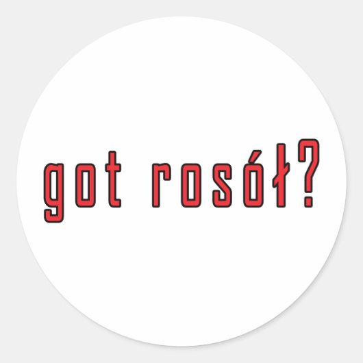 got? runder aufkleber (Vorderseite)