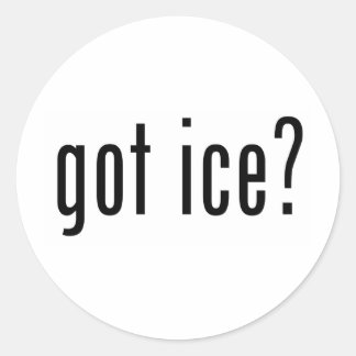 got? runder aufkleber