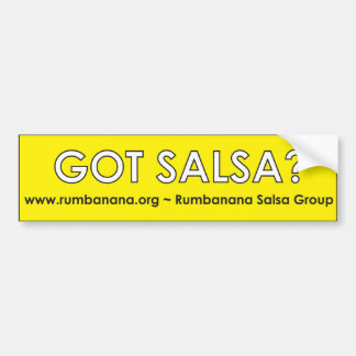 Got Salsa? Autoaufkleber