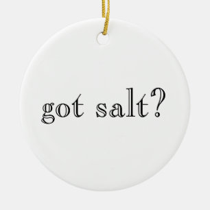 got Salz? /got Limon? Verzierung Keramikornament