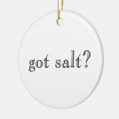 got Salz? /got Limon? Verzierung Keramikornament (Links)